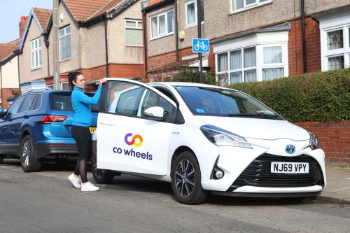 Co Wheels member accessing car